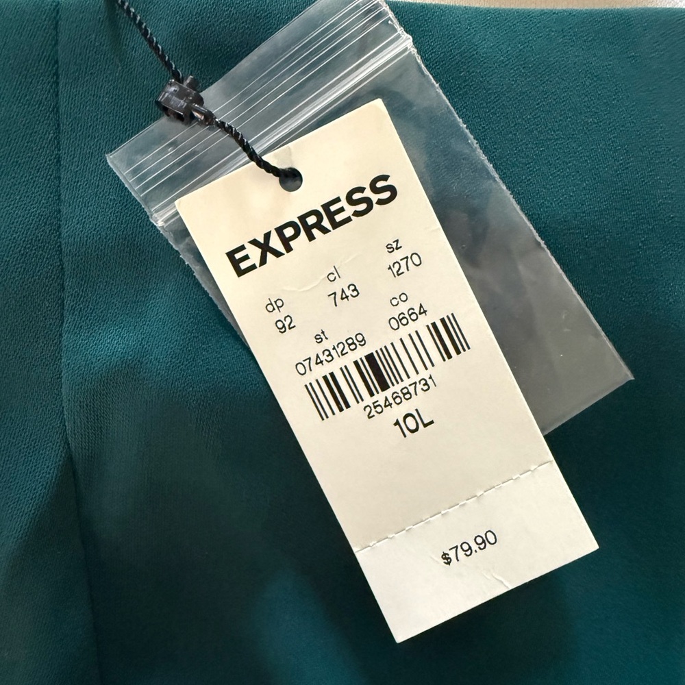 Express Teal Wide Leg Pants